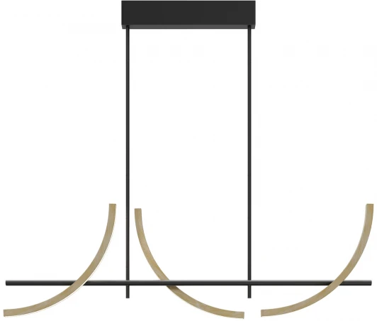 MOD428PL-L20BK Потолочная светодиодная люстра на штанге Maytoni Wabi MOD428PL-L20BK (220V)