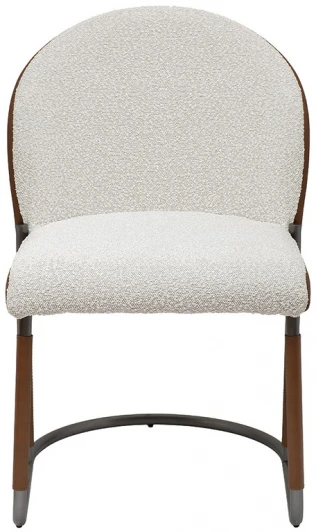 160KD-80070 160KD-80070 Стул обеденный, экокожа кремовый/терракота 63*54*83см Garda Decor