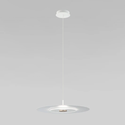 40031/1 LED / белый Подвесной светильник Eurosvet Kontur 40031/1 LED белый (220V, на проводе, круглые)