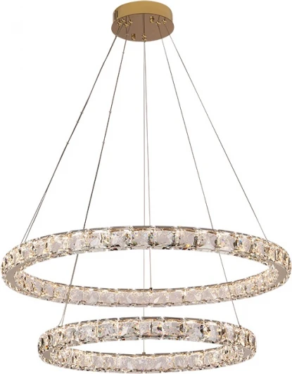8120/77 gold Подвесной светильник светодиодный Newport 8120 8120/77 gold (220V, хрусталь, на тросе)