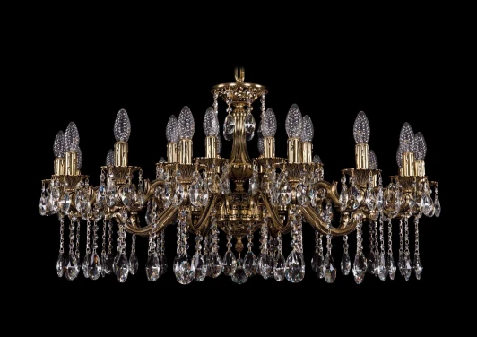 1703/24/225+125/A/GB Подвесная люстра Bohemia 1703 1703/24/225+125/A/GB