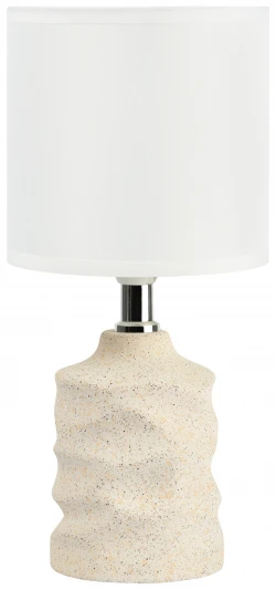 7549-502 Настольная лампа Rivoli Marian 7549-502 1 х Е14 40 Вт керамика бежевая с абажуром