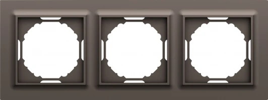 DEW21353 Рамка 3-я, Wave мокко Donel A07 DEW21353