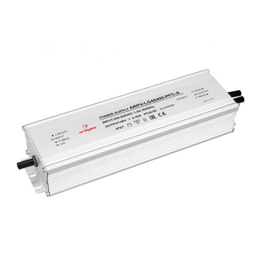 045484 Блок питания ARPV-LG48400-PFC-A (48V, 8.3A, 400W) (Arlight, IP67 Металл, 5 лет) 045484