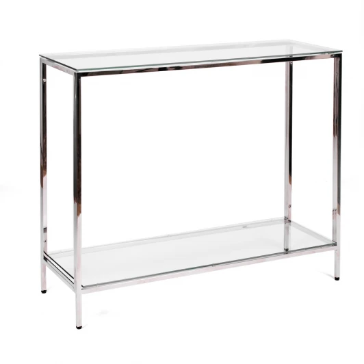 2081-CS clear Консольный стол AllConsoles 2081-CS clear зеркальный хром