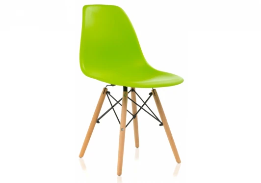 11728 Обеденный стул для кухни Woodville Eames PC-015 зеленый 11728