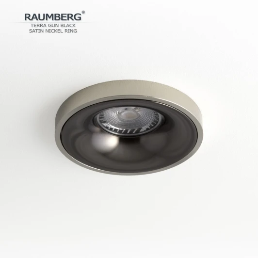 TerraGBk\SNi Встраиваемый светильник Raumberg TerraGBk\SNi Gun Black\Satin Nickel