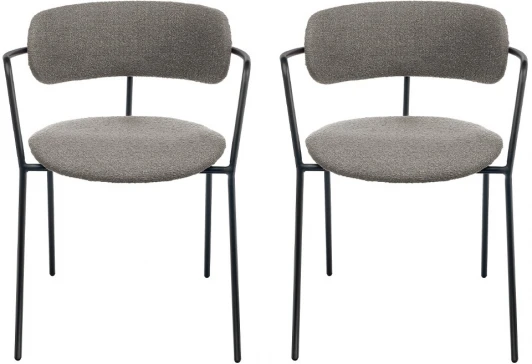 RF 0864P Комплект из 2-х стульев Ant букле серый Bradex Home арт.RF 0864P