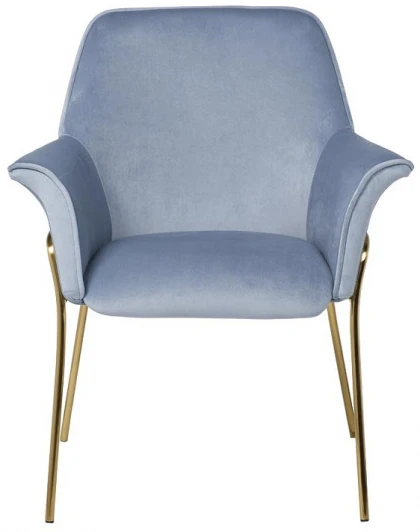 30C-1127-Z LBL Кресло Garda Decor 30C-1127-Z LBL (Золото/Серо-голубой)