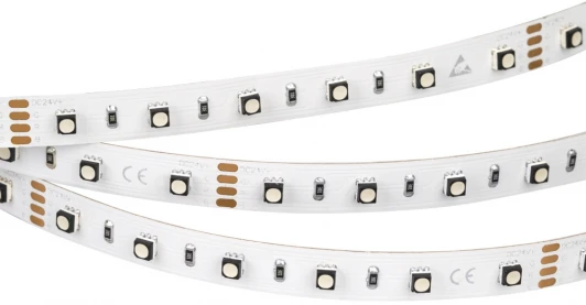 022718(2) Светодиодная лента MINI-F60-10mm 24V RGB (14.4 W/m, IP20, 3535, 5m) (Arlight, Открытый) 022718(2)