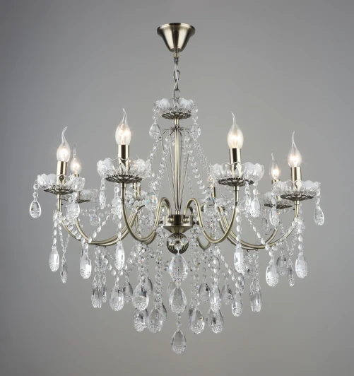 000066015 Подвесная люстра Мелодия Света PL1N PL6451-8 AB 000066015