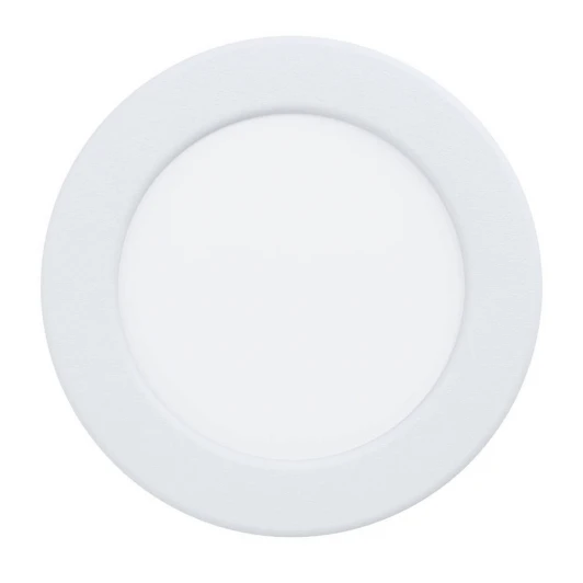 901417 Встраиваемый светодиодный светильник Eglo Fueva 6 901417 с рег-кой цветовой темп-ры 6,3W(LED) IP44 2700K, 4000K, 6500K пластик, белый