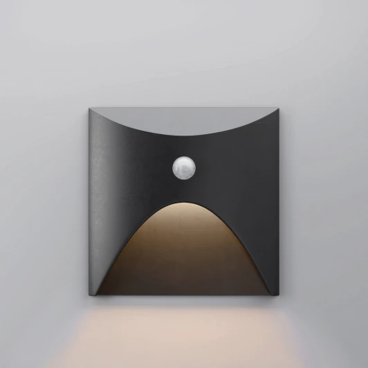 40158/LED Подсветка светодиодная для лестниц встраиваемая IP65 Elektrostandard Move 40158/LED 4000K с датчиком движения Черный