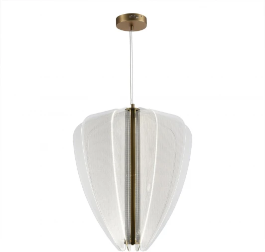 SL6509.213.01 Подвесной светильник ST Luce Fesale SL6509.213.01 Золотистый/Прозрачный LED 1*75W 4000K (220V, на тросе)