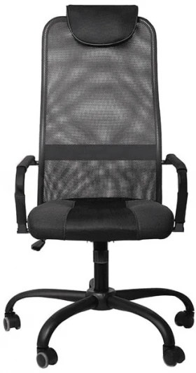 НФ-00000671 Кресло King Style Bels Мастер (Master) Высокий GTPNrBL11 (черный металл) (без pu-вст., с резинк.) W01/T01 (ткань-сетка / ткань TW черный)