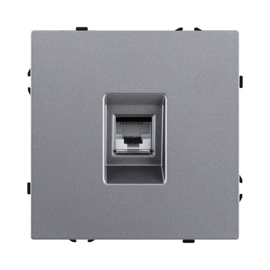 EC-017GY Розетка Ethernet RJ45 серый Kollinger Eclipse EC-017GY