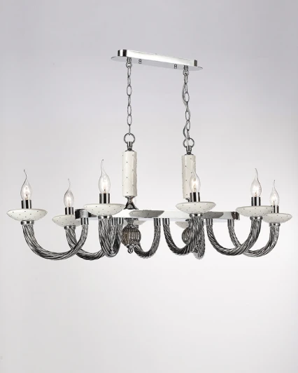 P17076/8CR Подвесная люстра Lumien Hall Летисия P17076/8CR