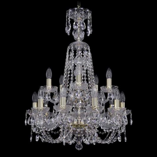 1406/10+5/195/XL-80/2d/G Подвесная люстра Bohemia 1406 1406/10+5/195/XL-80/2d/G