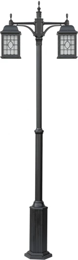 64810LA/K/09 down Bl Наземный фонарь IP44 Oasis Light LONDON L 64810LA/K/09 down Bl (220V, фонарь)