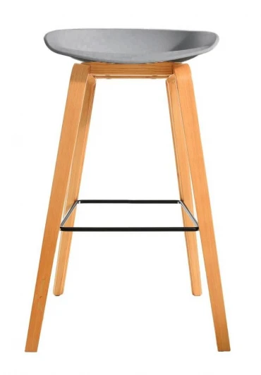 FR 0089 Стул барный Quadro серый