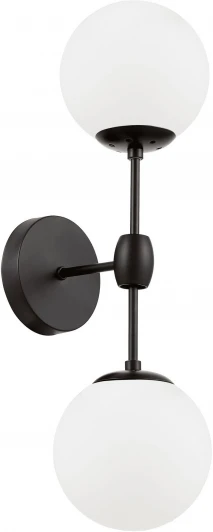 LDW 6001-2 BK+WT Бра Lumina Deco Zodiak LDW 6001-2 BK+WT (220V, шарики)