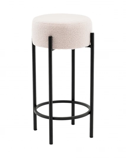 УТ000041576 Стул барный Беккет букле бежевый Stool Group арт.УТ000041576