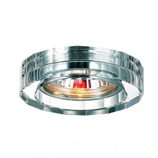 369487 Встраиваемый точечный светильник Novotech Glass 369487