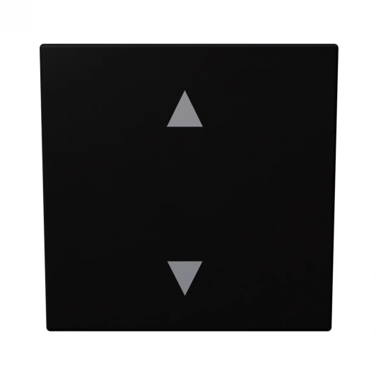 FD3018PBM Выключатель жалюзи (черный матовый) Jasmart FD FD3018PBM