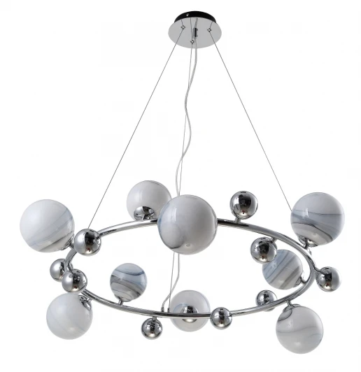 SALVADORE SP9H CHROME Подвесной светильник Crystal Lux SALVADORE SP9H CHROME