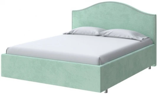 2022500 PROxSON Кровать Classic (Ткань: Велюр Teddy Мятный) 90x200