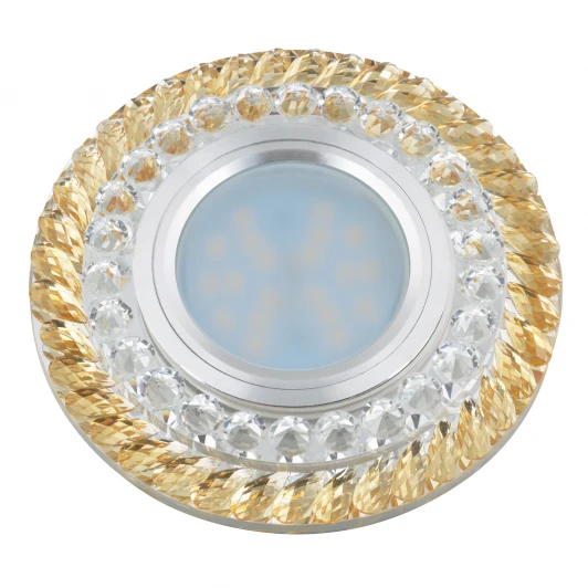 DLS-L132 GU5.3 CHROME/GOLD Встраиваемый точечный светильник Fametto Luciole DLS-L132 GU5.3 CHROME/GOLD
