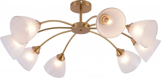 9189-308 Потолочная люстра на штанге Rivoli Debra 9189-308 8хЕ27 60 Вт