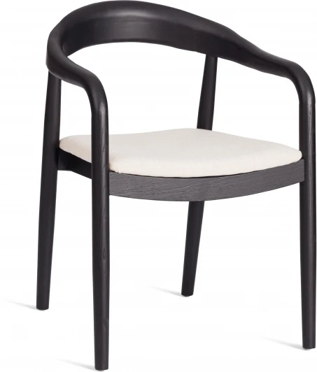 24406 Стул BALDUR Tetchair (Дерево вяз,Лен/Черный,Бежевый) арт.24406