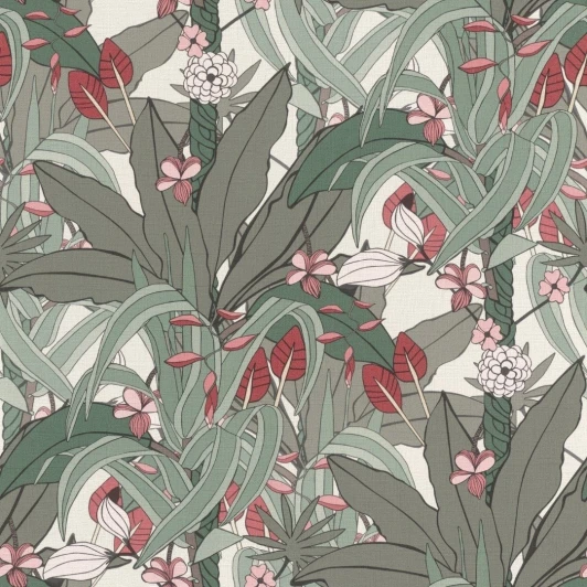 538915 Обои виниловые Rasch Club Botanique 538915 10,05 x 0,53 м