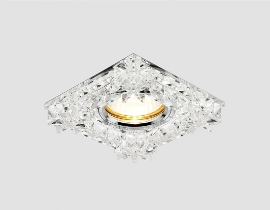 K130 CH Встраиваемый точечный светильник Ambrella Хрусталь Зеркальный K130 CH