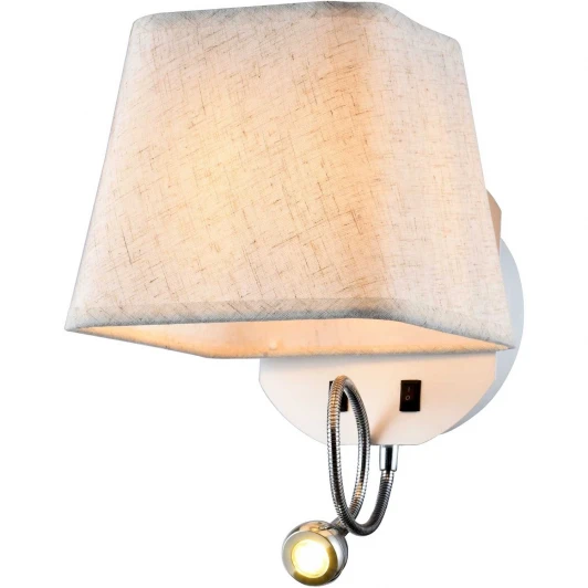 2067/01/02W Бра для чтения Stilfort Nola 2067/01/02W (220V, выключатель)