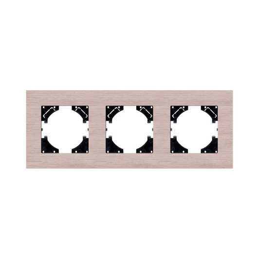 RA3GD Рамка 3-постовая золотой Kollinger Reflex AL RA3GD