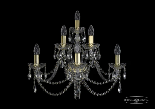 1406B/3+2+1/240/G Бра Bohemia 1406 1406B/3+2+1/240/G