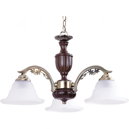 837-03-03 красное дерево+бронза Подвесная люстра N-Light 837 837-03-03 красное дерево+бронза