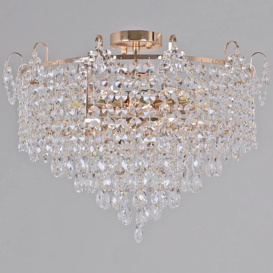 90192-0.3-10 FGD Потолочная люстра на штанге хрустальная Reluce 90192-0.3-10 FGD (220V)