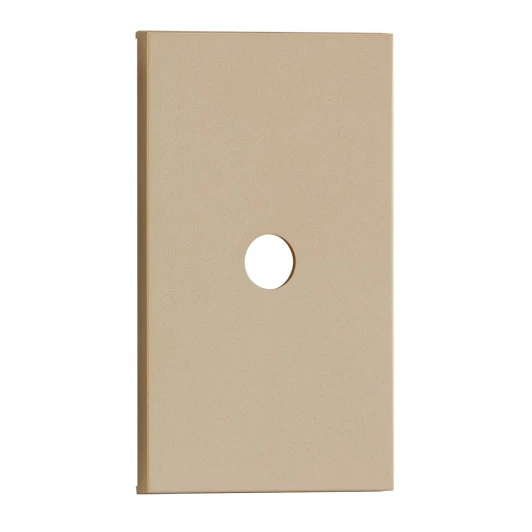 ACH08M2 TV накладка/вывод кабеля 2 модульная шампань матовый Meiton ACH08M2