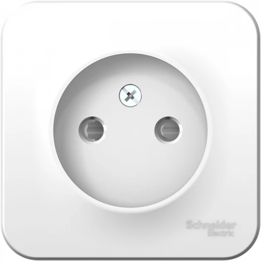 BLNRA001111 Розетка накладная без заземления со шторками (белый) Systeme Electric Blanca BLNRA001111