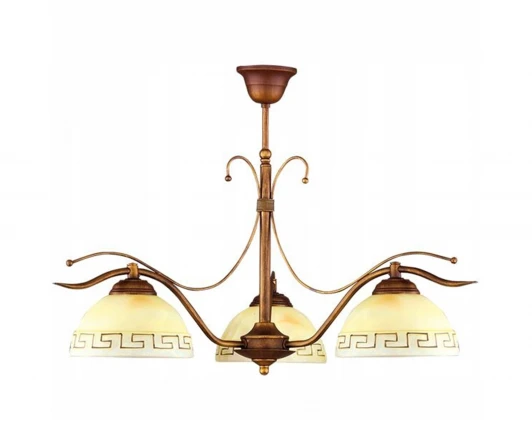 065/3 B+M Потолочная люстра Lampex Greka 065/3 B+M