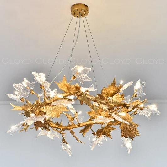 10427 Подвесная люстра Cloyd Bucolica 10427 листья