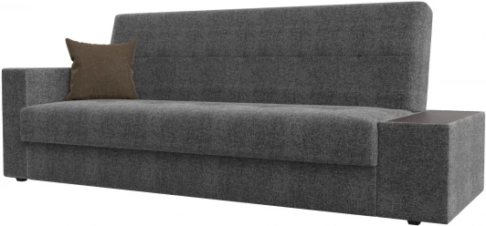 118532 Диван-книжка Лига-020 стол справа (Серый,Коричневый/Рогожка) Лига Диванов арт.118532