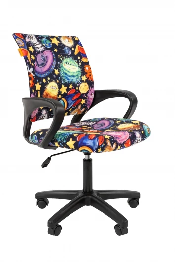 CHAIRMAN Kids 103 LT черный пластик Кресло Chairman Kids 103 Россия ткань НЛО LT (чер)