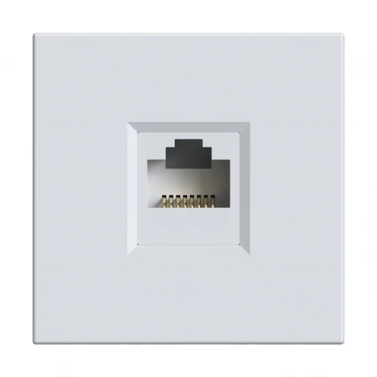 RIN-144K5E-B Розетка Ethernet RJ-45 (белый) Systeme Electric W45 RIN-144K5E-B