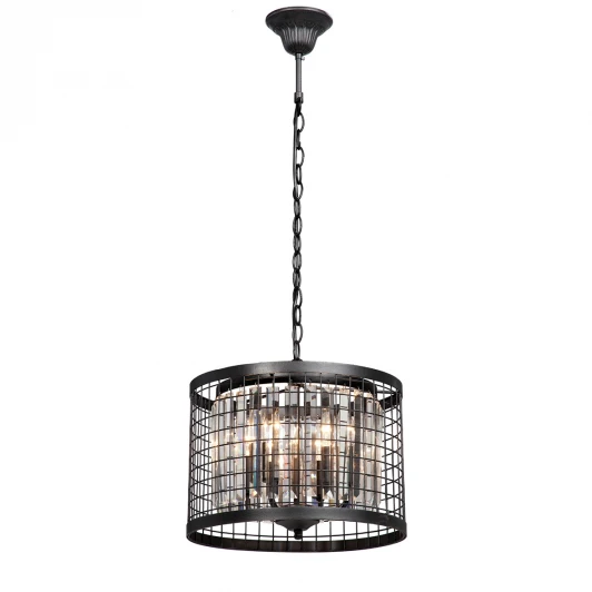 V5184-1/4 Подвесная люстра Vitaluce V5184-1/4 (220V, хрусталь, на цепи, свеча, круглые)