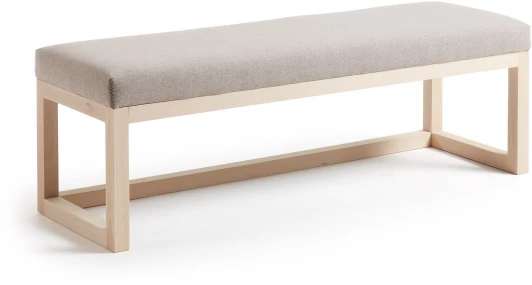 052181 Банкетка La Forma (ex Julia Grup) Loya (Бежевый/ Бук,Пена)