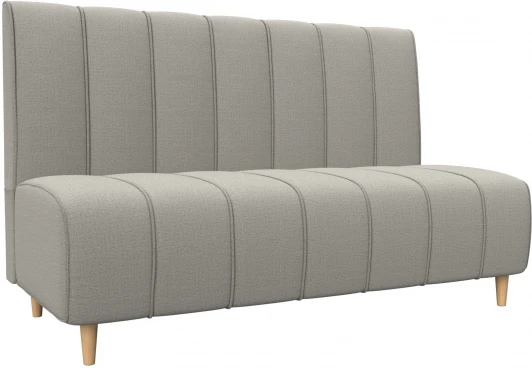 123893 Диван кухонный прямой Ральф (Бежевый/Рогожка) Лига Диванов арт.123893